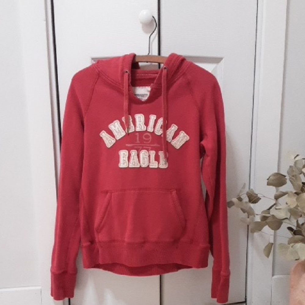 American Eagle Outfitters Cherry Red Hoodie